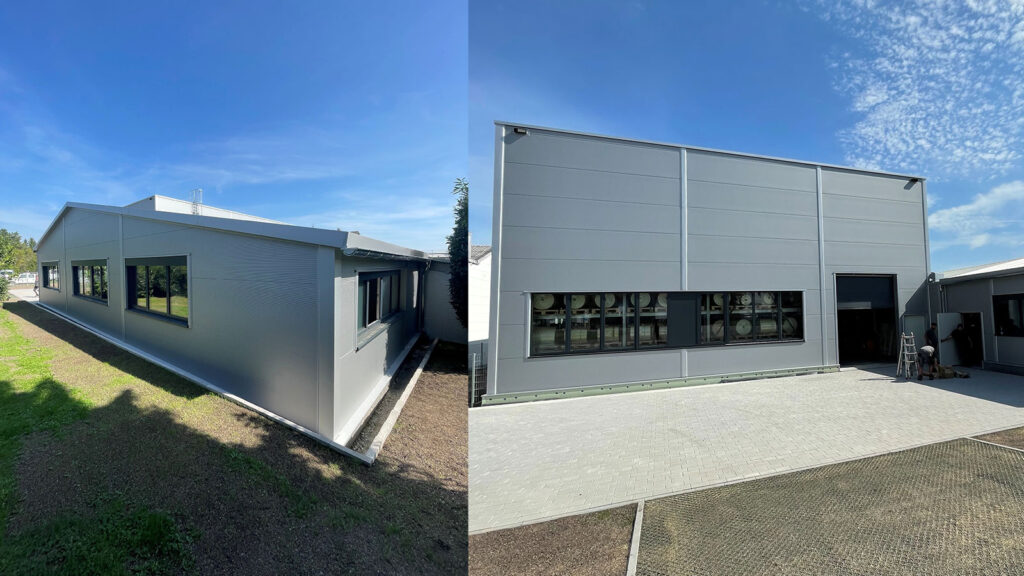 Sandwichfassade Baltmannsweiler GOBA-Neubau (2022)