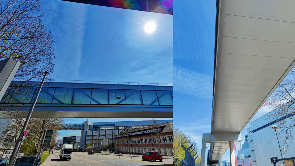 Sandwichfassade Sachsenheim Porsche Brücke (2021)