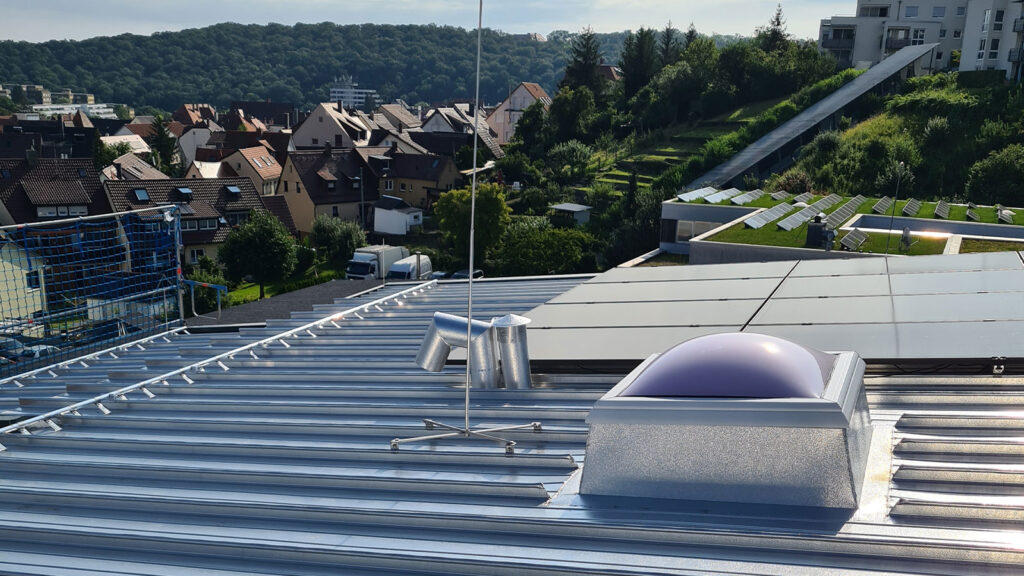 Stehfalzdach Haus der Gesundheit Stuttgart (2021)