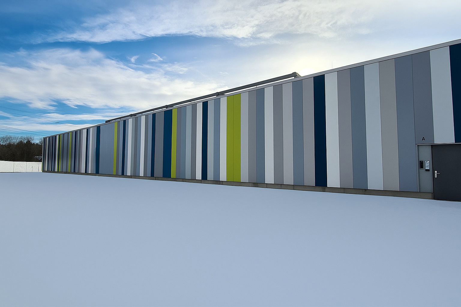 Paneelfassade Ebersbach Transnet